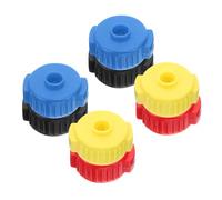 Levemolo 8pcs Quick Release Cymbal Caps for Drum Replacement Nuts Plastic Percussion Cymbal Kits for Drumming Accessories Easy Installation and Removal