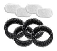 Levemolo 8pcs Replaceable Cat Water Fountain Filter Pet Water Dispenser Filtration Pads Natural Material Easy to Install and