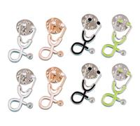 Levemolo 8pcs Stethoscope Shaped Alloy Brooches for Nurses and Graduates with Unique Beautiful Attractive Look, Strong and Designed to Attract Attention, Graduation Gifts for Formal