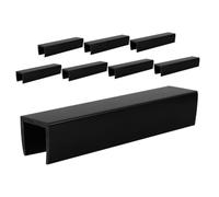 Levemolo 8PCS U Shaped Groove Reinforcement Accessories for Pet and Safety Gates Easy DIY Installation Space-saving Indoor Fence Fittings for Small to Large Dog Breeds