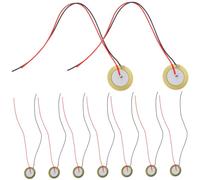 Levemolo Acoustic Guitar Parts Piezo Pickup Transducer 15pcs Brass Piezo Discs Trigger for Music