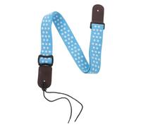 Levemolo Adjustable Cotton Ukulele Strap with Leather Head Comfortable Strap for Playing Guitar while Standing