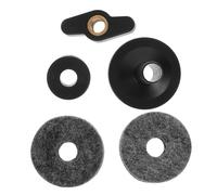 Levemolo Adjustable Cymbal Stand Parts Kit for Drum Maintenance with Plastic Sleeves and Felt Washers Secure Mounting Hardware for Stable Percussion Setup