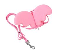 Levemolo Adjustable Traction Rope Pet Duck Leash for Goose Harness Outdoor Pet Walking Rope Leash for Chick Pink Walking Duck
