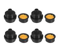 Levemolo Air Compressor Muffler Replacement Part with 20mm 1/2" Thread Plastic Silencer Filter for Oil-Free Air Compressors Wide Compatibility Easy Integration for Household Pneumatic Tool