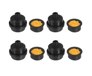 Levemolo Air Compressor Muffler Replacement Part with 20mm 1/2" Thread Plastic Silencer Filter for Oil-Free Air Compressors Wide Compatibility Easy Integration for Household Pneumatic Tool