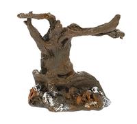 Levemolo Aquarium Tree Root Resin Craft Decoration for Fish Tank Landscape Lifelike Brown Driftwood Ornament for Underwater Aquatic Habitat Safe and Aquarium Adornments