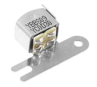 Levemolo Audio Cassette Magnetic Head Replacement for Double Track Stereo Recorders, Metal Recorder Accessory Compatible with Multiple Brands, Silver Button Accessory for Cassette Decks