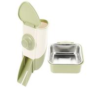 Levemolo Automatic PET Feeder for Rabbits and Hamsters Hanging Refillable Food Bowl Anti-Turning Design Small Animal Accessory Suitable for Indoor/Outdoor Use