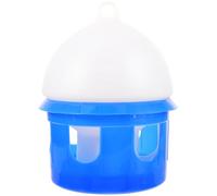 Levemolo Automatic Pigeon Water Feeder Capacity Drinking Bowl for Six Birds Practical Removable Bird Water Dispenser for Pet Shops and Home Use Blue