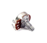 Levemolo B500k Metal Knurled Potentiometer Split Guitar Shaft Long Solid 15mm Volume Control with Sturdy Build, Convenient to Use for Electric Guitar Parts Accessories