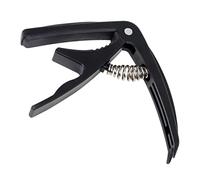 Levemolo Black Abs Metal Acoustic Guitar Capo Clamp for String Guitars with Quick Key Change Function and Elegant Design for Playing Traditional Songs and Folk Music