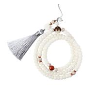 Levemolo Bodhi Beads Phone Strap White Jade Bodhi Material Lanyard for Mobile Phone and Cameras Practical Use