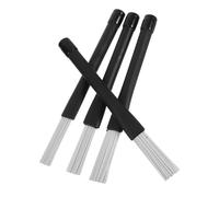 Levemolo Brushes Gentle 4pcs Drum Brush Set on of Jazz Drumstick Soft Nylon Drums Universal Compatibility for and Types Musical Drumheads for Practice Settings