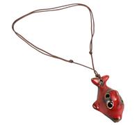 Levemolo Cartoon Dolphin Ceramic Ocarina 4 Hole Wind Instrument Perfect for Boys and Girls Beginners Musical Present