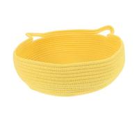 Levemolo Cat Bed Round Woven Cotton Rope for Indoor Use Easy to Clean Cozy Warm Sleeping Space for Cats and Small Dogs Versatile and Design