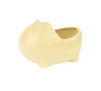 Levemolo Ceramic Hamster Bathtub Pet Bathing Tub Cooling Nest Small Shelter Lightweight Portable for Small Pets