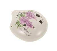 Levemolo Ceramic Ocarina 6-hole Alto F Key Musical Instrument for Beginners and Adults with Extraordinary Tones and Practical Use, Chinese Style Small Ocarina for Learning and Practice