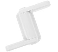 Levemolo Childproof Door Handle Lock for Babies and Kids, White Abs and Pom Material, Double Baffle Structure, Lever Shape Safety Lock to Keep Babies from Opening Doors, for Babyproofing