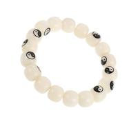 Levemolo chinese style bracelet, buddhist beads bracelet, 18 beads, Bodhi root, hand carved, versatile, timeless look for yoga
