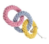 Levemolo Cloth Sugar Glider Cage Accessory Hanging Rope for Small Animals Bite-resistant Climbing Designed for Developing Balance and Coordination during Playing and Climbing Random Color