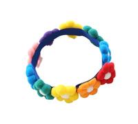 Levemolo Colourful Sunflower Pet Collar for Cats and Kittens, Soft Cotton Material with Unique and Attractive Design, for Party Costume, Creative Fashion Neck Chain