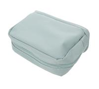 Levemolo Compact Bottom Makeup Wear Nylon with Brush Bags Resistant Bag and Material Compartment, Multifunctional Makeup Brush Holder Organizer Small Toiletry for Travel for Women