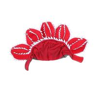 Levemolo Corpse Flower Shaped Pet Hat for Small Dogs and Cats Lightweight Plush Costume Accessory Adorable Cartoon Design for Parties and Halloween Celebrations