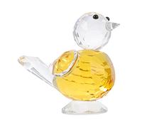Levemolo Creative Glass Bird Statue Home Decor Ornament Made of Hand Blown Colored Crystal for Table and Outdoor Decoration, Unique Delicate Bird Decoration Accent