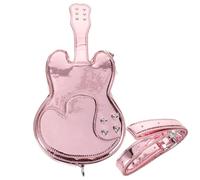 Levemolo Crossbody Bag with Moderate Capacity, Smooth and Comfortable Guitar Shape Pu Leather Shoulder Bag Wear Resistant for Women for Daily Use and Travel
