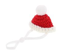 Levemolo Cute Knitted Pet Hat for Small Animals Mini Christmas Costume for Guinea Pigs Hamsters and Lightweight Decorative Headwear for Festive Occasions