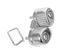 Levemolo Deck-mounted cam cleat Stainless Steel Marine Rope Cam Cleat 66x31mm, Wire Rope Clamp 6-12mm, Secure Grip for Boat Mooring and Sailboats