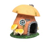 Levemolo Decorative Castle Shelter Reptile Hiding Cave Ornament for Aquarium and Fish Tank Lightweight Design for Turtles Lizards and More Durable and Safe Aquarium Decor