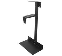 Levemolo Desk CPU Bracket for Computer Tower with 55lb Capacity, Cold Rolled Steel Material and Enhanced Cooling, Adjustable Height Holder Suitable for Office Desk and Workspace