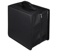 Levemolo Disc Portable CD DVD Wallet Case Organizer Large Capacity Black Media Storage Box with Comfortable Handle and Separate Interior Design for Easy Access