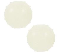 Levemolo Dog Balls Sturdy Tpr Material 2pcs for Outdoor Playing Glow the Dark Chew for Interactive Fun and Teething Relief