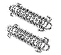 Levemolo Dog Leashes Outdoors Shock Absorbing 2pcs Stainless Steel Springs Multipurpose Use with Heavy Duty Bungee Extension for Camping and Walking