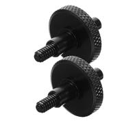 Levemolo Double Bass Bridge Screws Metal Adjustable Replacement Parts for Upright Bass with Easy to Install Design Suitable for Rehearsals and Performances in Black