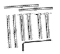 Levemolo Double End Screws Flat Head Bolts for Cat Scratching Post Steel Replacement Hardware with Inner Hex Key for Secure Installation and Stable Connection