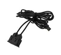 Levemolo Dual USB Car Charger Extension Cable Adapter Panel Mount Stable High-temperature Resistant USB Outlet for Smartphones Tablets Vehicle Power Socket for Cars Motorcycles Boats