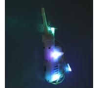 Levemolo Electric Fish Toy Repairing Movement Accessory with LED Light Sound and Singing Function Plush Pet Toy Part for DIY Swinging Fish Component for Pet Play