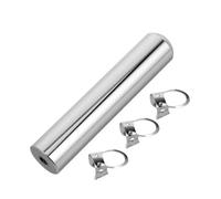 Levemolo Electric Guitar Slide Stick for Smooth Slides Silver Metal Tone Bar for Guitarists Playing Acoustic and Electric Guitars