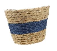 Levemolo Elegant Wicker Basket Multi-use Seagrass Laundry Basket Lid for Kitchen Home