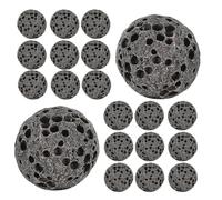 Levemolo Essential Oil Diffuser Stones 33pcs Volcanic Rock Black 10mm Aromatherapy Beads Natural Stone Decoration Car for Auto Air Freshener