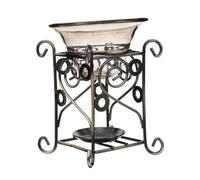 Levemolo European Style Iron Aroma Burner Oil Warmer for Essential Oils Candle Incense Aroma Furnace Multifunctional Home Decor Relaxation Aromatherapy