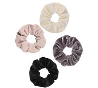 Levemolo Fabric Scrunchies Supple and Comfortable 4 Pcs Elastic Hair Ties Women to fix ponytail Ponytail Holders Hair Accessories for Women