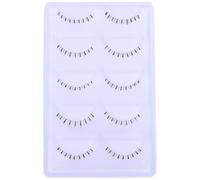 Levemolo False Eyelashes Bottom Lashes 10 Pairs Transparent Stem Fiber Fluff Look For Salon Professionals And Personal Use