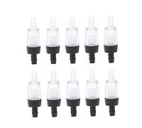 Levemolo Fish Tank Air Pump Check Valves 20 Pcs Plastic One-way Non-return Valves Prevent Back Siphoning during Power Outages
