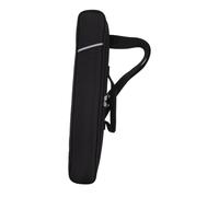 Levemolo Flute Carrying Bag with Handle Oxford Cloth Padded Case for Small Bawu Instrument Lightweight Portable Woodwind Storage Carrier in Stylish Black Design