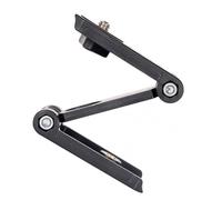 Levemolo Foldable Z-shaped Plastic Camera Bracket with Swivel Pan Head for Mobile Phones and Action Sports Cameras, Practical Desktop Tripod Stand with Fine Workmanship and Stable Support